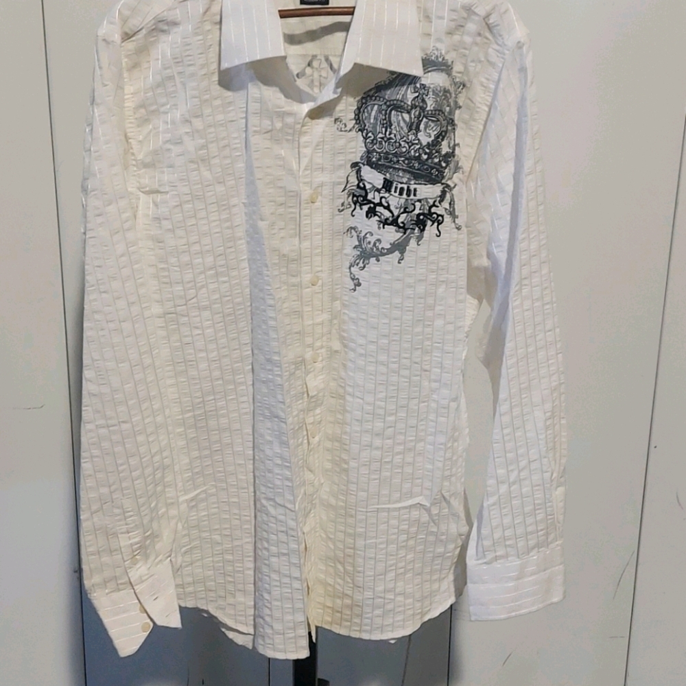Premium Culture Embroidered Button Down XL Shirt